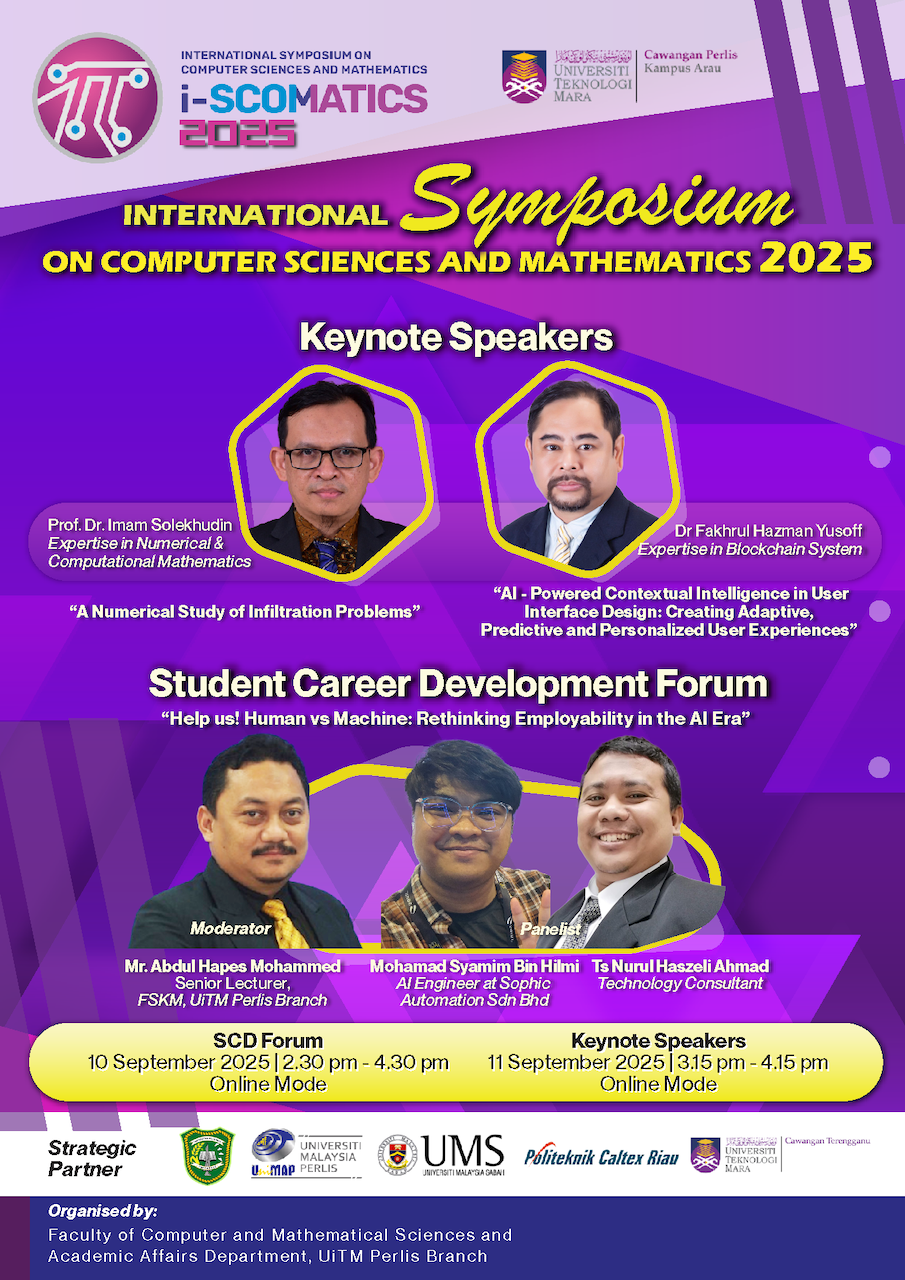 i-SCOMATICS 2025 Keynotes and Forum Speakers