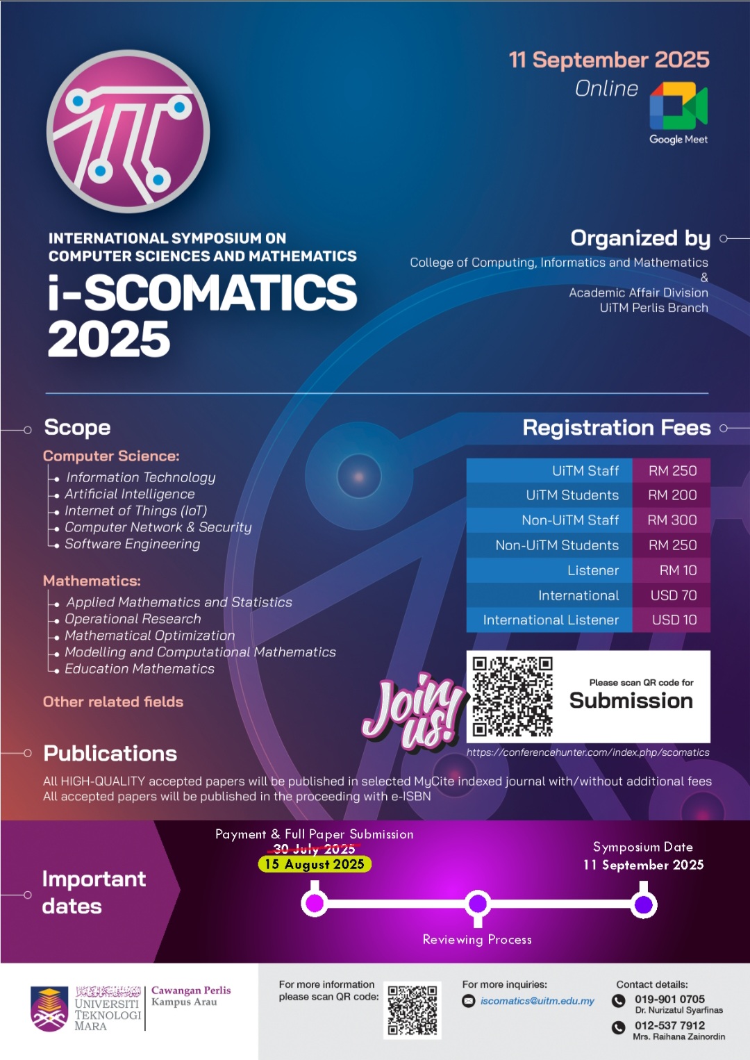 i-SCOMATICS 2025 Poster